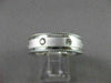 ESTATE WIDE .40CT DIAMOND 14K WHITE GOLD ETOILE ETERNITY SOLID MENS RING #19670