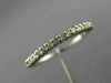 ESTATE .22CT DIAMOND 14K WHITE GOLD SHARE PRONG WEDDING ANNIVERSARY RING #19780