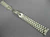 ESTATE LONG 8.0CT DIAMOND 18KT WHITE GOLD 3D ITALIAN DIAMOND MENS WATCH BAND