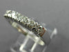 ESTATE .45CT DIAMOND 14KT WHITE GOLD 7 STONE SHARE PRONG ANNIVERSARY RING #11576
