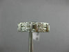ANTIQUE WIDE 1.69CT DIAMOND PLATINUM 3D ETERNITY WEDDING ANNIVERSARY RING #21351