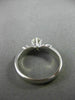 ESTATE .50CT ROUND DIAMOND 18KT WHITE GOLD 3D SOLITAIRE ENGAGEMENT RING #22942