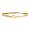 1.0CT FANCY YELLOW DIAMOND 14KT YELLOW GOLD ADJUSTABLE ETERNITY TENNIS BRACELET