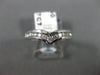 ESTATE .47CT DIAMOND 14KT WHITE GOLD "V" SHAPE CHANNEL ANNIVERSARY RING #14506