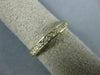 ESTATE .33CT DIAMOND 14KT YELLOW GOLD 3D CHANNEL COMFORT FIT ANNIVERSARY RING