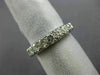 ANTIQUE .75CT DIAMOND PLATINUM CLASSIC FILIGREE WEDDING ANNIVERSARY RING #19482