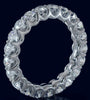 3.10CT DIAMOND 14KT WHITE GOLD 3D SHARED PRONG ETERNITY WEDDING ANNIVERSARY RING