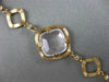 ESTATE 21.31CT DIAMOND SMOKEY TOPAZ & PINK QUARTZ 18KT ROSE GOLD ETOILE BRACELET