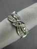 ANTIQUE 1.10CT OLD MINE DIAMOND PLATINUM ETERNITY WEDDING ANNIVERSARY RING #9425