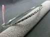 ESTATE .55CT DIAMOND 18KT WHITE GOLD 3D ETOILE CLASSIC 2mm BANGLE BRACELET