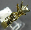 ESTATE .35CT DIAMOND 14KT 2 TONE GOLD BAGUETTE SEMI MOUNT ENGAGEMENT RING #22412
