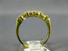 ESTATE .70CT DIAMOND 18K YELLOW GOLD FIVE STONE ANNIVERSARY RING E/F VVS #17264
