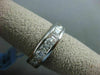 ESTATE 1.0CT DIAMOND 14KT WHITE GOLD 3D CHANNEL SEMI ETERNITY ANNIVERSARY RING