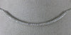 ESTATE LARGE .50CT DIAMOND 14KT WHITE GOLD CLASSIC BAR HAPPY FACE LOVE NECKLACE