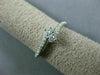 ESTATE .25CT DIAMOND 14KT WHITE GOLD 2 STONE CRISS CROSS SEMI ETERNITY LOVE RING