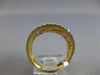 LARGE 2.19CT DIAMOND 14KT 2 TONE GOLD 3D CLUSTER MULTI SHAPE INVISIBLE FUN RING