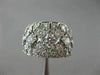 LARGE 2.0CT DIAMOND 18KT WHITE GOLD MULTI ROW SQUARE TRIANGULAR ANNIVERSARY RING