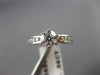 ESTATE WIDE .91CT ROUND DIAMOND 14KT WHITE GOLD SOLITAIRE ENGAGEMENT RING #21702