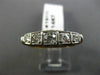 ANTIQUE 1.26CT OLD MINE DIAMOND 14KT TWO TONE GOLD CLASSIC FILIGREE RING #19171
