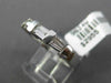 ESTATE WIDE .59CT BAGUETTE & DIAMOND 14KT WHITE GOLD 3D WEDDING ANNIVERSARY RING