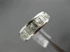 ESTATE 1.40CT DIAMOND 14KT WHITE GOLD 3D CHANNEL WEDDING ANNIVERSARY RING 6mm