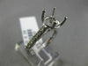 ESTATE .29CT DIAMOND 14KT WHITE GOLD 4 PRONG SEMI MOUNT CLASSIC ENGAGEMENT RING