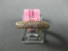 ESTATE .76CT PINK DIAMOND 18KT ROSE GOLD 3D MULTI ROW WEDDING ANNIVERSARY RING