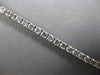 7.34CT SALT & PEPPER DIAMOND 14KT WHITE GOLD 3D ROUND ETERNITY TENNIS BRACELET