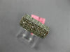 ESTATE 1.16CT DIAMOND WHITE GOLD 3D CLASSIC FUN FLAME RECTANGULAR LOVE RING