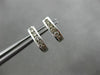 ESTATE .20CT DIAMOND 14KT WHITE GOLD 3D 5 STONE CLASSIC UMBRELLA STUD EARRINGS