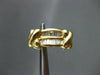 ESTATE LONG 1.12CT DIAMOND BAGUETTE 14K YELLOW GOLD CLIP ON EARRINGS !!! #17948