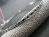ESTATE .55CT DIAMOND 18KT WHITE GOLD 3D ETOILE CLASSIC 2mm BANGLE BRACELET