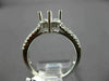 .45CT DIAMOND 14KT WHITE GOLD 3D 4 PRONG ROUND SEMI MOUNT ENGAGEMENT RING #17075