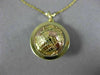 ESTATE 18K YELLOW & ROSE GOLD 3D ALL AROUND THE WORLD HANDCRAFTED PENDANT #26296
