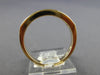 ESTATE .66CT DIAMOND & AAA RUBY 14K YELLOW GOLD CHANNEL WEDDING ANNIVERSARY RING