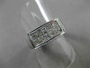 ESTATE WIDE 1.25CT PRINCESS CUT DIAMOND 18KT WHITE GOLD INVISIBLE RING #9321