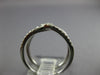 ESTATE WIDE .45CT DIAMOND 18KT WHITE GOLD 3D CLASSIC LOVE KNOT FUN RING