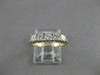 ESTATE .78CT PRINCESS DIAMOND ANNIVERSARY 14K YELLOW GOLD 3D WEDDING RING #16881