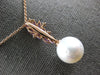 1.1CT DIAMOND & PINK SAPPHIRE & SOUTH SEA PEARL 18K ROSE GOLD MULTI LEAF PENDANT