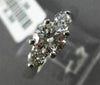 ESTATE 1.20CT DIAMOND 18KT WHITE GOLD 3D CLASSIC 3 STONE LUCIDA ENGAGEMENT RING