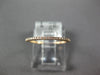 ESTATE .11CT DIAMOND 18K ROSE GOLD ROUND 1mm ETERNITY STACKABLE ANNIVERSARY RING