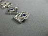 ESTATE WIDE 2.31CT DIAMOND & AAA AMETHYST 14KT WHITE GOLD SQUARE ETOILE BRACELET
