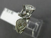 ESTATE .79CT DIAMOND 14KT WHITE GOLD 6 PRONG FILIGREE SEMI MOUNT ENGAGEMENT RING