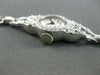 ANTIQUE ART DECO 1.30CT OLD MINE DIAMOND FILIGREE PLATINUM SOLAR WATCH #22177