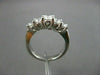 ESTATE .78CT DIAMOND LUCIDA 5 STONE 14KT WHITE GOLD ENGAGEMENT RING STUNNG 16301