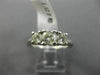 ESTATE 1.12CT DIAMOND 14K WHITE GOLD 3 STONE PAST PRESENT FUTURE ENGAGEMENT RING
