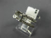 ESTATE .36CT DIAMOND 18K WHITE GOLD SEMI BEZEL SEMI MOUNT ENGAGEMENT RING #11188