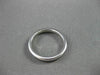 ESTATE 14KT WHITE GOLD PLAIN CLASSIC WEDDING ANNIVERSARY BAND RING 2.5mm #2891