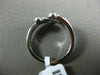 ESTATE WIDE .30CT ROUND DIAMOND 14KT WHITE GOLD 3D 6 STONE MULTI ROW ETOILE RING