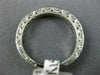 ESTATE .50CT DIAMOND 14KT WHITE GOLD 3D DOUBLE SIDED ETERNITY ANNIVERSARY RING